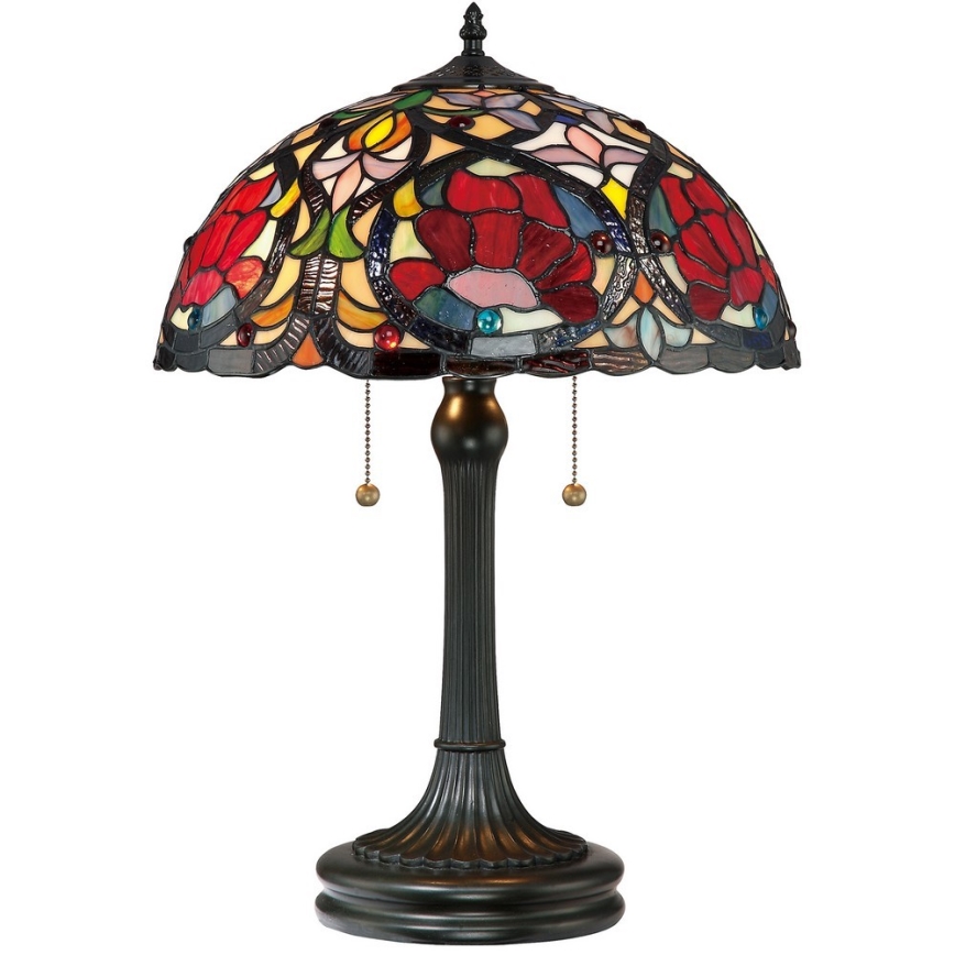 Elstead - Lampe de table Tiffany LARISSA 2xE27/60W/230V