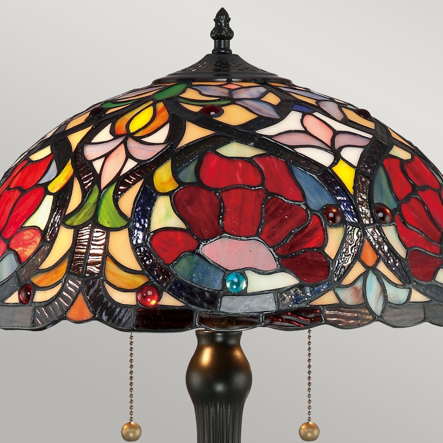 Elstead - Lampe de table Tiffany LARISSA 2xE27/60W/230V