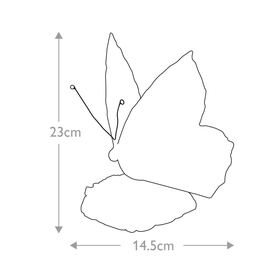 Elstead QZ-OBUTTERFLY-TL - LED Lampe décorative TIFFANY 1xG9/3W/12/230V papillon