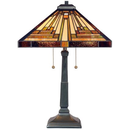 Elstead - Lampe de table Tiffany STEPHEN 2xE27/60W/230V