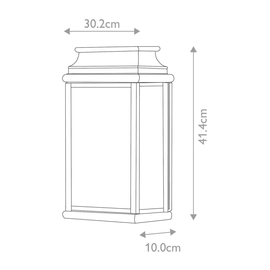 Elstead - Applique murale extérieure ST MARTINS 2xE27/60W/230V IP44 cuivre