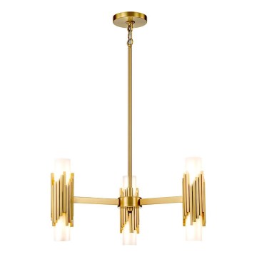 Elstead - Suspension à tige MARVELE 6xE14/40W/230V dorée