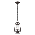 Elstead - Suspension extérieure à chaîne MINERS 1xE27/60W/230V IP44 bronze