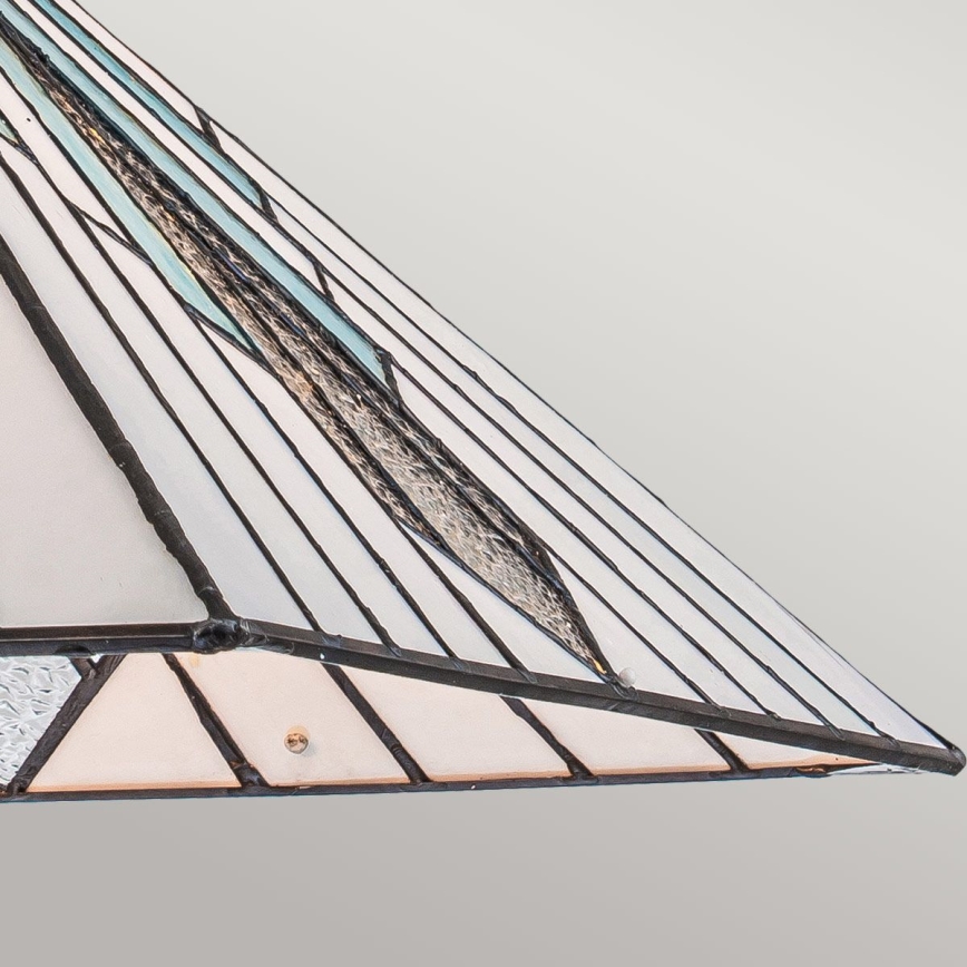 Elstead - Lustre à chaîne Tiffany ALDERLEY 1xE27/60W/230V