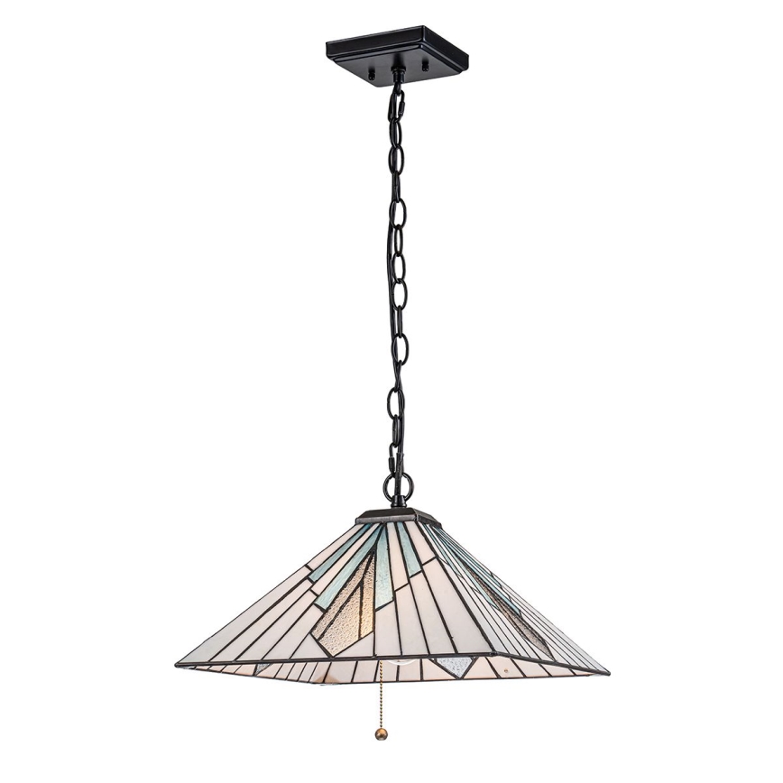 Elstead - Lustre sur chaîne Tiffany ALDERLEY 1xE27/60W/230V