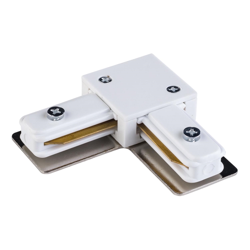 Embout pour système de rail monophasé TRACER carré blanc