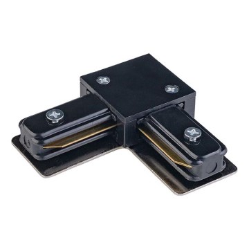 Embout pour système de rail monophasé TRACER carré noir