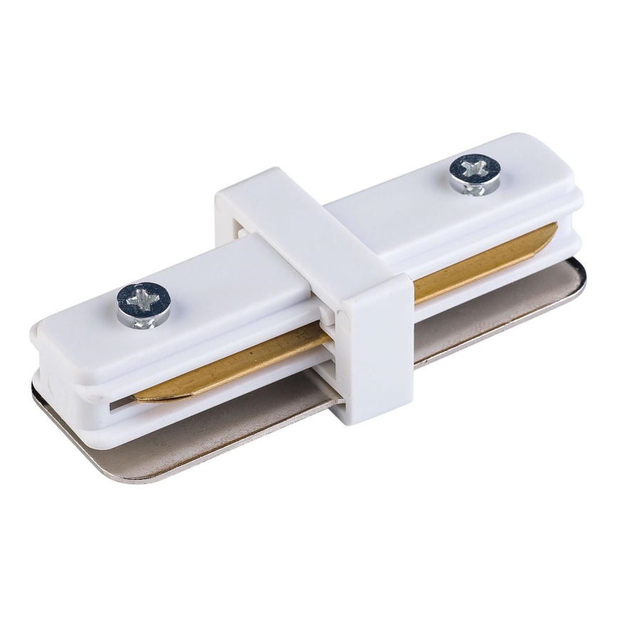 Embout pour système de rail monophasé TRACER droit blanc