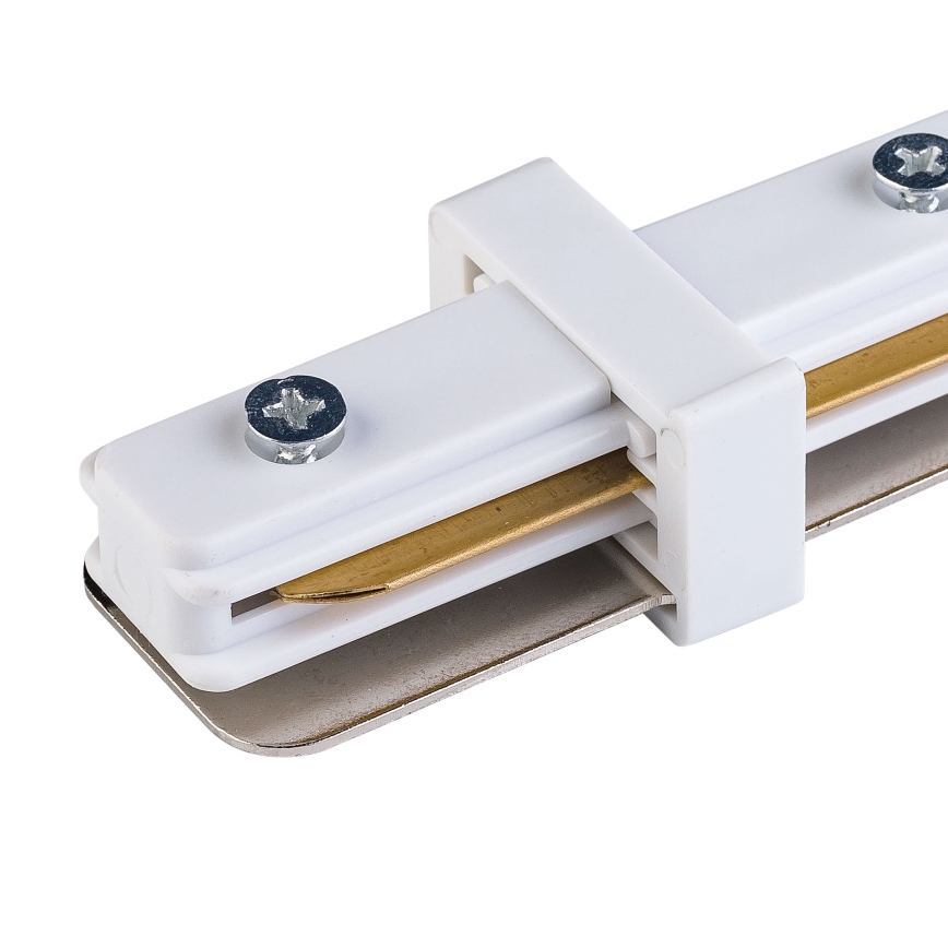 Embout pour système de rail monophasé TRACER droit blanc