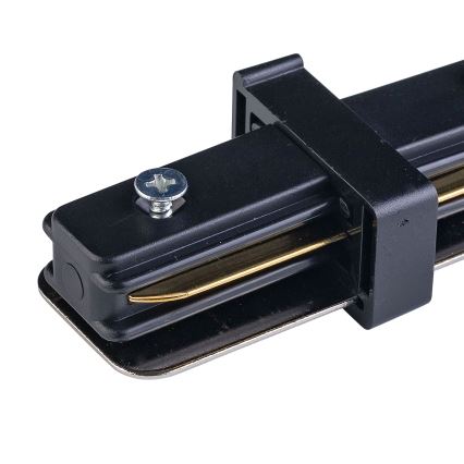 Embout pour système de rail monophasé TRACER droit noir