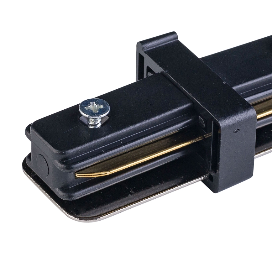 Embout pour système de rail monophasé TRACER droit noir
