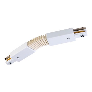 Embout pour système de rail monophasé TRACER flexible blanc