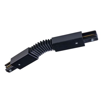 Embout pour système de rail monophasé TRACER flexible noir