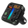 Émetteur FM pour voiture avec fonction mains libres