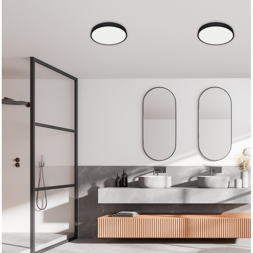 Emithor 49045 - Plafonnier salle de bain LENYS LED/24W/230V d. 240 mm IP44