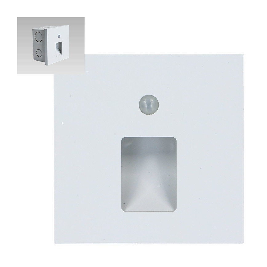 Emithor 70420 - Spot d'escalier avec détecteur VIX LED/1W/230V 4000K blanc