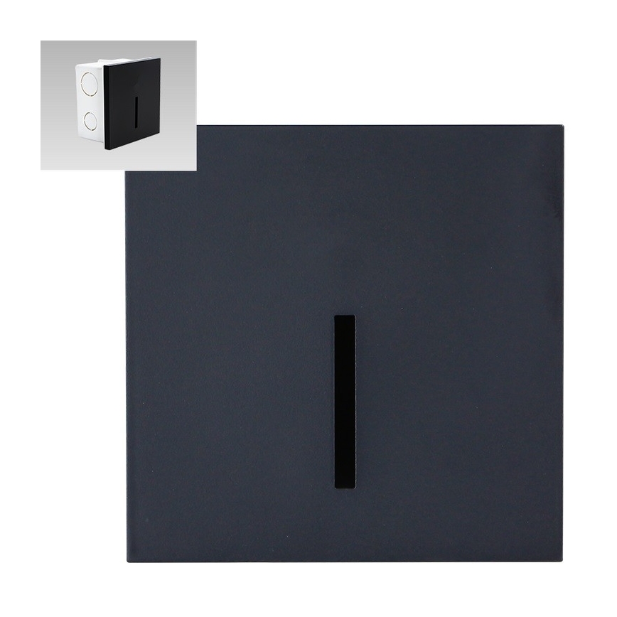 Emithor 70431 - Éclairage d'escalier LINE LED/1W/230V 4000K noir
