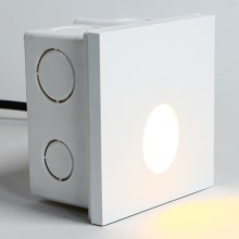 Emithor 70433 - Éclairage d'escalier OLIVE LED/1W/230V 4000K blanc