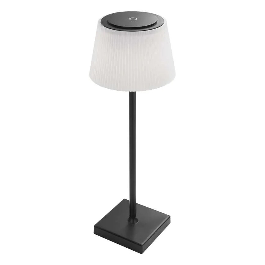 Lampe rechargeable à intensité variable KATIE LED/4W/10V 1800mAh IP44 CRI 90 noir