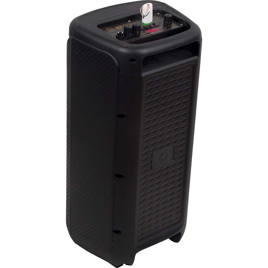 Enceinte rechargeable LED RGB avec un micro 400W/2400 mAh + télécommande
