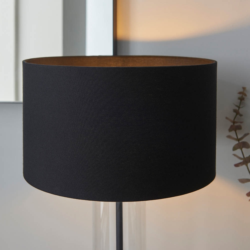 Endon 100440 - Lampe de table dimmable LESSINA 1xE27/10W/230V noire