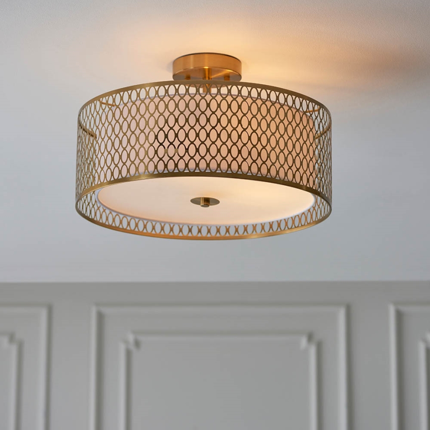 Endon 101568 - Plafonnier CORDERO 3xE27/10W/230V doré