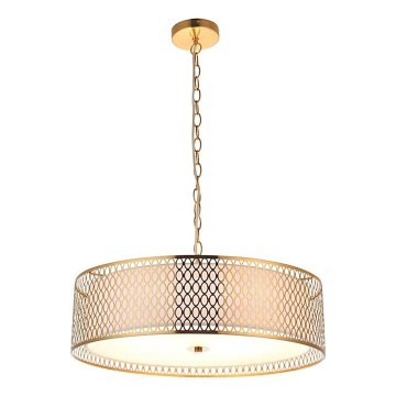 Endon 101569 - Suspension à chaîne CORDERO 3xE27/10W/230V dorée