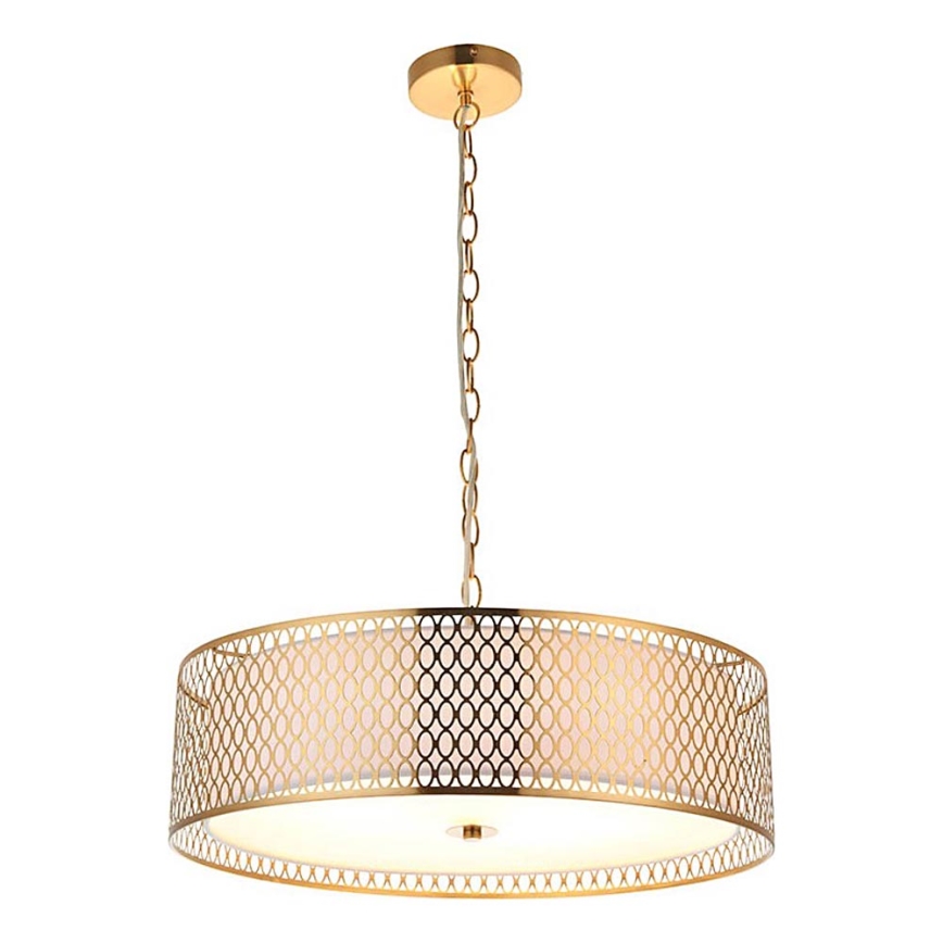 Endon 101569 - Suspension à chaîne CORDERO 3xE27/10W/230V dorée