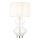 Endon 102676 - Lampe de table dimmable KELDA 1xE27/10W/230V blanc/chrome mat