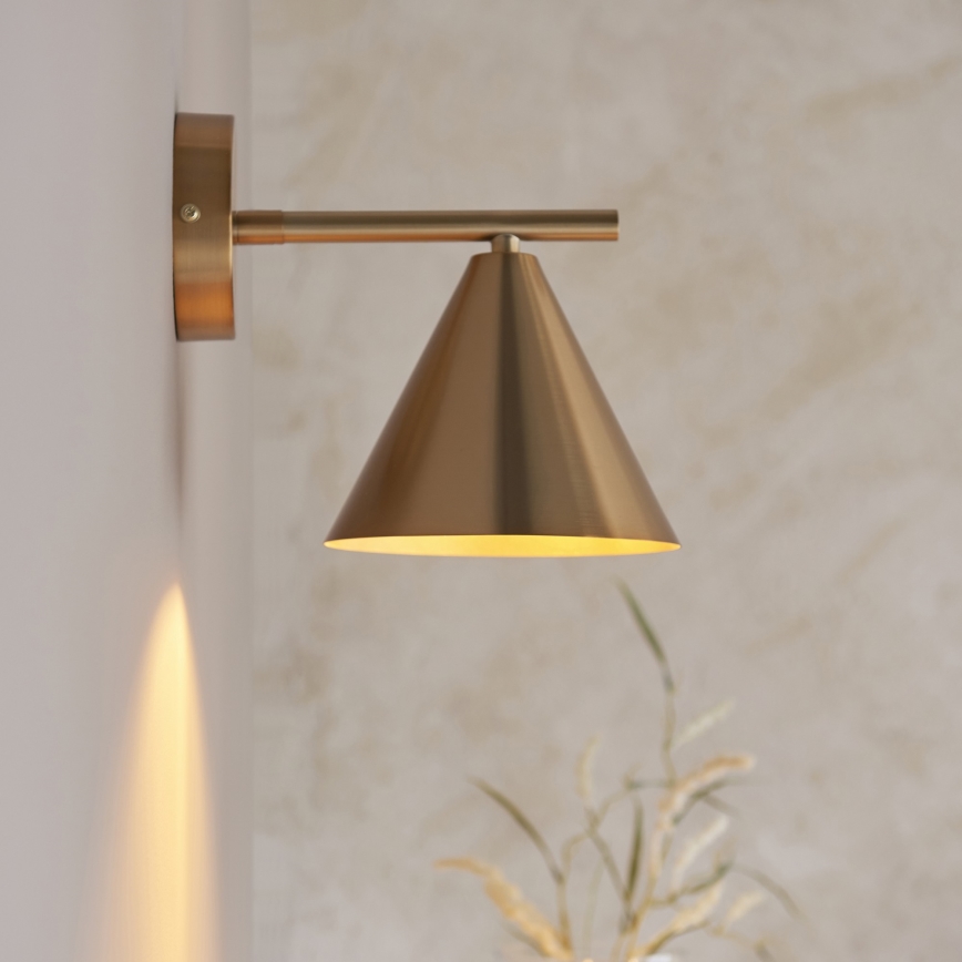 Endon 102893 - Spot mural CAPE 1xE14/7W/230V laiton