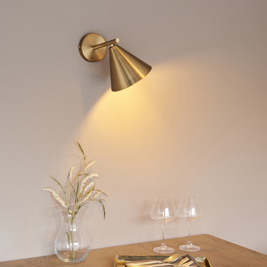 Endon 102893 - Spot mural CAPE 1xE14/7W/230V laiton