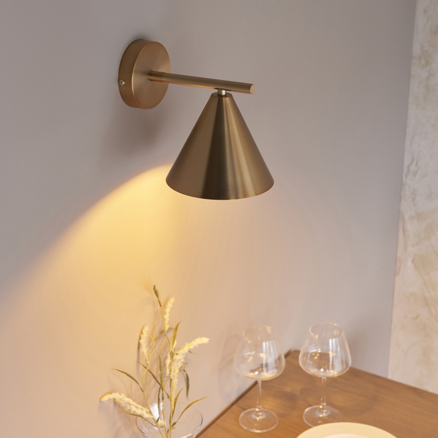 Endon 102893 - Spot mural CAPE 1xE14/7W/230V laiton