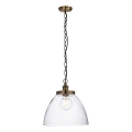 Endon 102926 - Suspension chaîne HANSEN 1xE27/10W/230V laiton