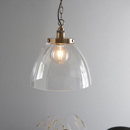 Endon 102926 - Suspension chaîne HANSEN 1xE27/10W/230V laiton