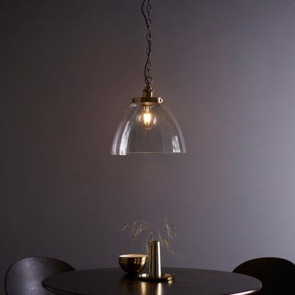 Endon 102926 - Suspension chaîne HANSEN 1xE27/10W/230V laiton