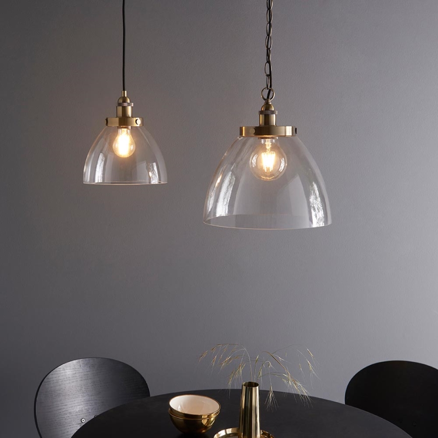 Endon 102926 - Suspension chaîne HANSEN 1xE27/10W/230V laiton