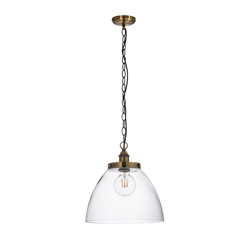 Endon 102926 - Suspension chaîne HANSEN 1xE27/10W/230V laiton