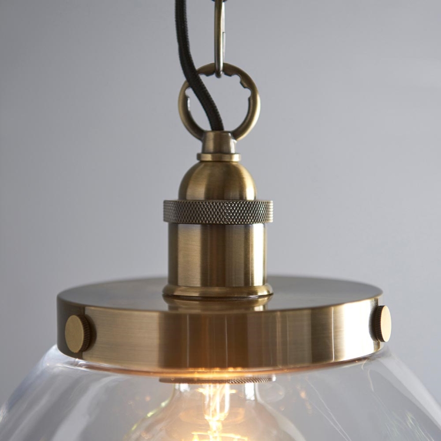 Endon 102926 - Suspension chaîne HANSEN 1xE27/10W/230V laiton