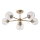 Endon 103171 - Suspension-barre ALLEGRA 6xE14/7W/230V laiton/transparent