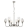 Endon 103315 - Lustre suspendu sur chaîne 6xE14/6W/230V, finition chrome brillant