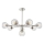 Endon 104051 - Suspension à tige ALLEGRA 8xE14/7W/230V chrome brillant