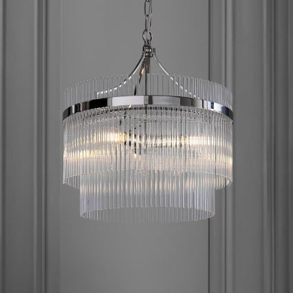 Endon 104113 - Lustre à chaîne MARIETTA 3xE14/7W/230V chrome brillant