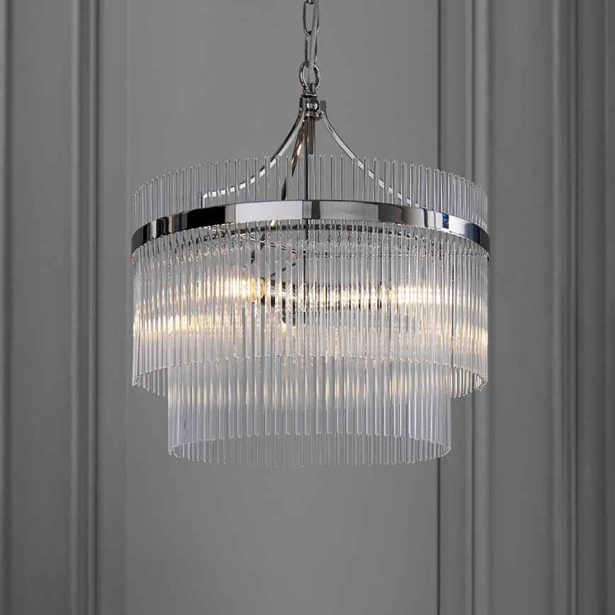 Endon 104113 - Lustre à chaîne MARIETTA 3xE14/7W/230V chrome brillant