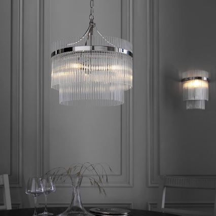 Endon 104113 - Lustre à chaîne MARIETTA 3xE14/7W/230V chrome brillant