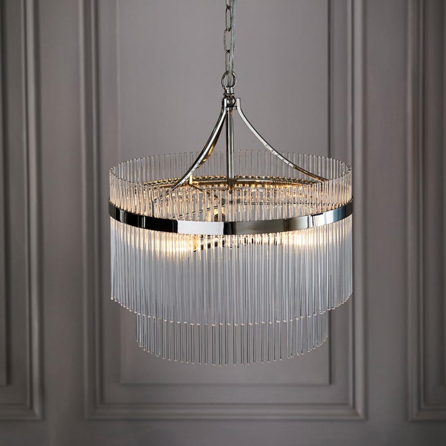Endon 104113 - Lustre à chaîne MARIETTA 3xE14/7W/230V chrome brillant
