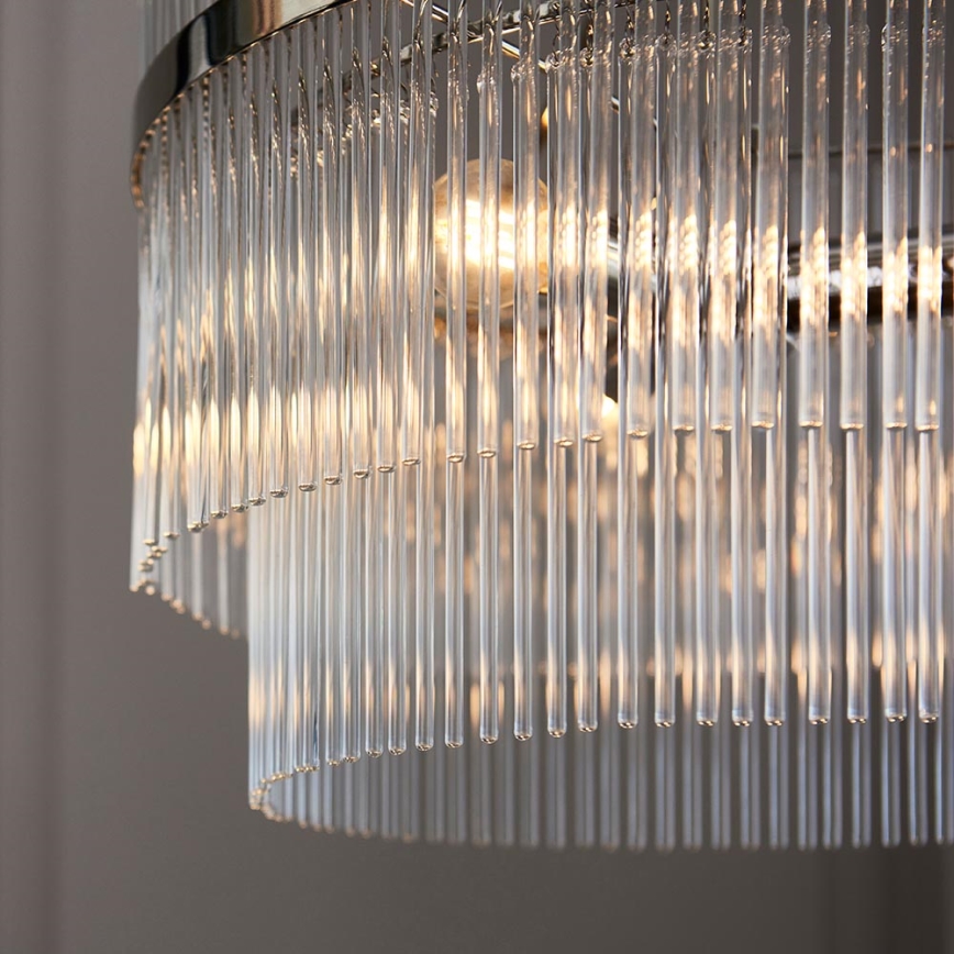 Endon 104113 - Lustre à chaîne MARIETTA 3xE14/7W/230V chrome brillant