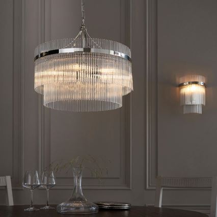 Endon 104114 - Applique murale MARIETTA 1xE14/6W/230V chrome brillant/transparent