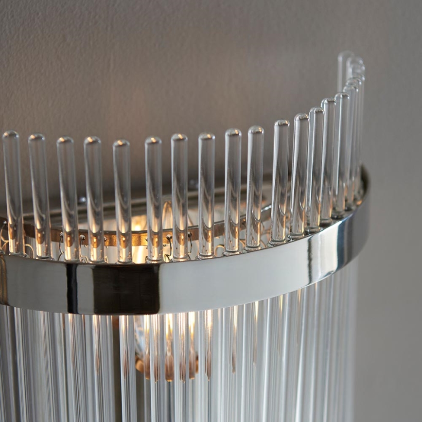 Endon 104114 - Applique murale MARIETTA 1xE14/6W/230V chrome brillant/transparent