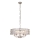 Endon 104467 - Suspension chaîne CLIFTON 5xE14/6W/230V chrome brillant/transparent d. 50,5 cm