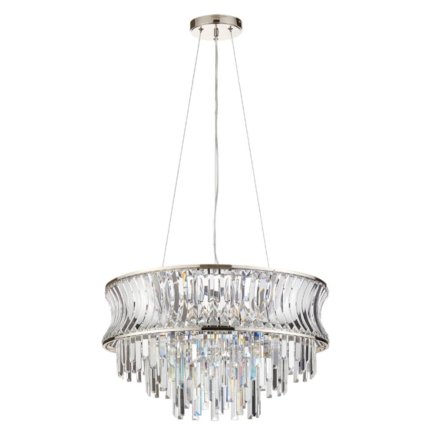 Endon 104530 - Lustre suspendu sur chaîne 9xE14/6W/230V chrome brillant